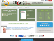 Tablet Screenshot of ircmj.com